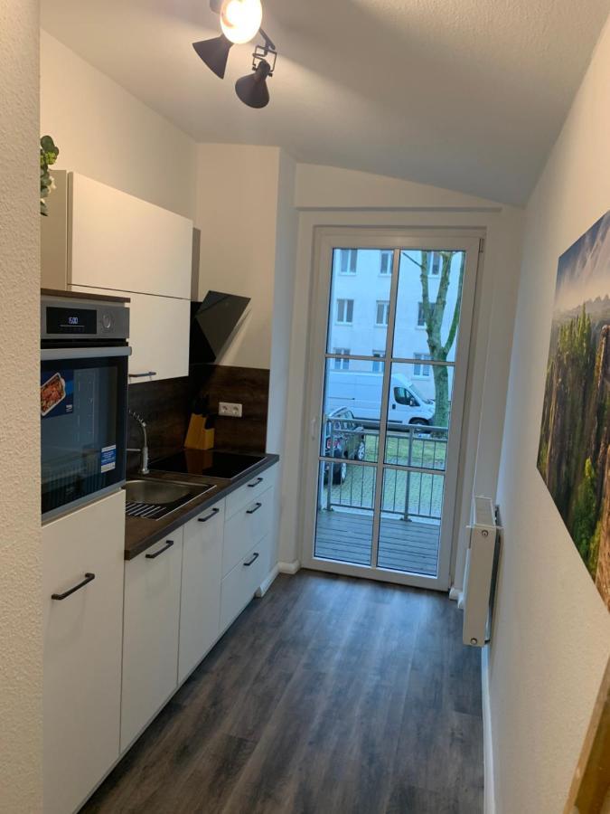 40 Qm Appartment Parkplatz, Balkon,Netflix, Prime 开姆尼茨 外观 照片
