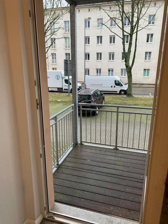 40 Qm Appartment Parkplatz, Balkon,Netflix, Prime 开姆尼茨 外观 照片